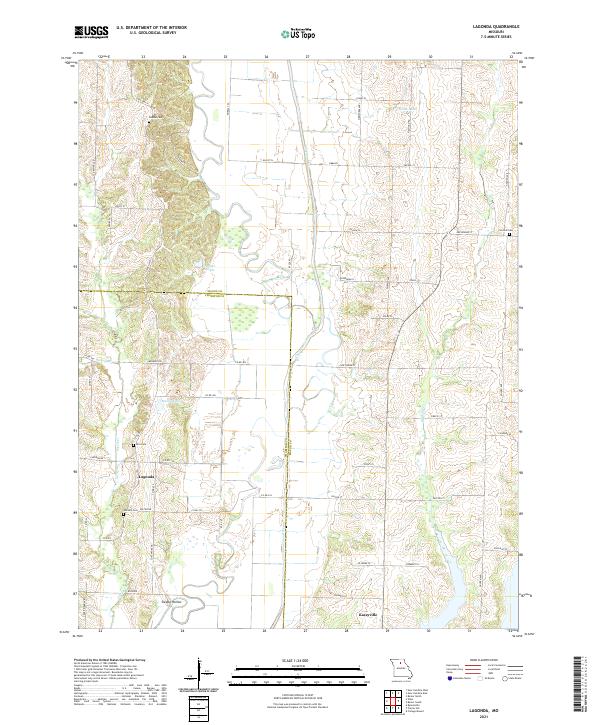 USGS Topographic Map – Lagonda
