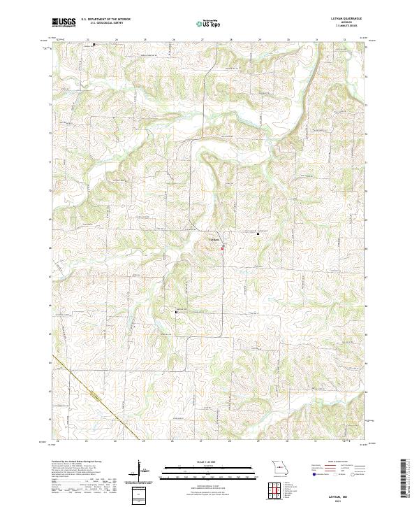 USGS Topographic Map – Latham