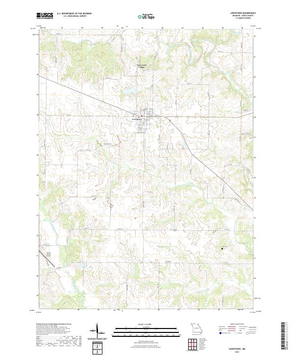 USGS Topographic Map – Lewistown