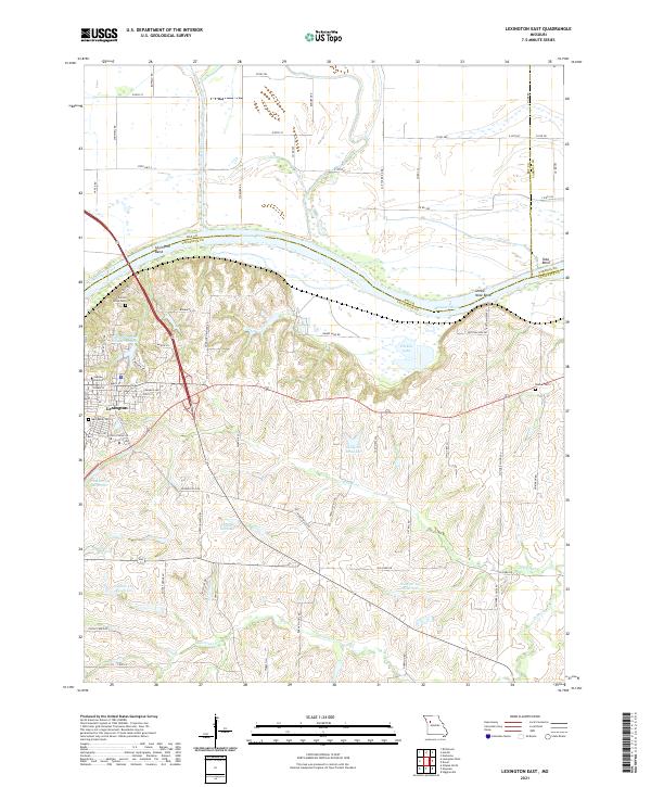 USGS Topographic Map – Lexington East