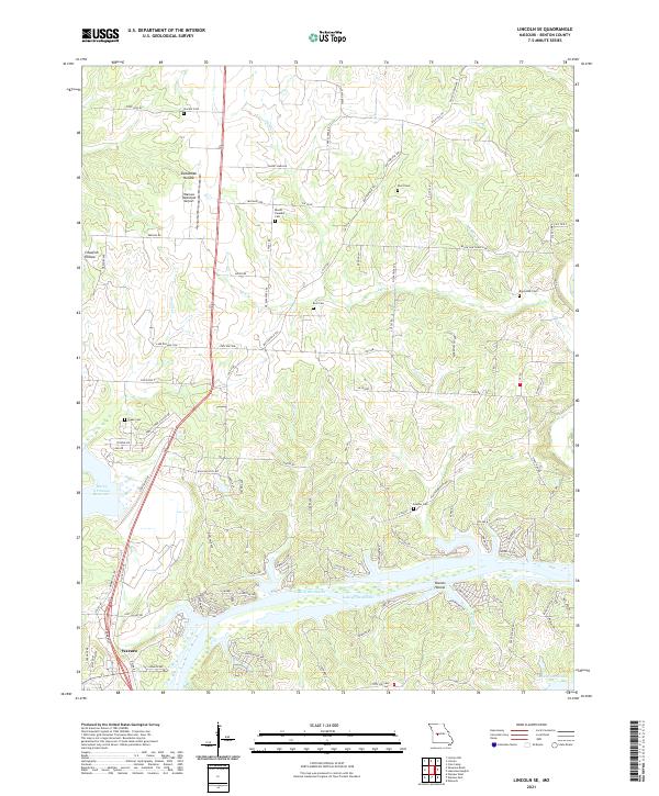 USGS Topographic Map – Lincoln SE