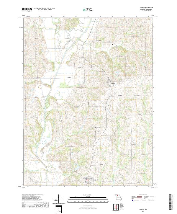 USGS Topographic Map – Linneus