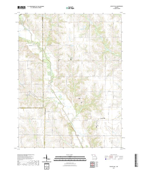USGS Topographic Map – Locust Hill
