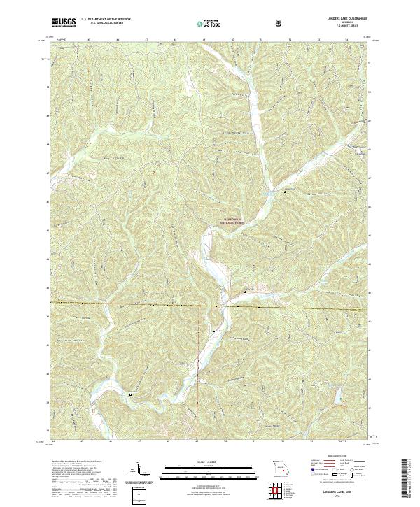 USGS Topographic Map – Loggers Lake