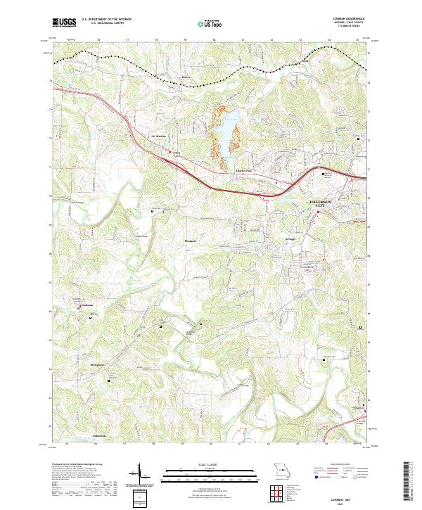USGS Topographic Map – Lohman