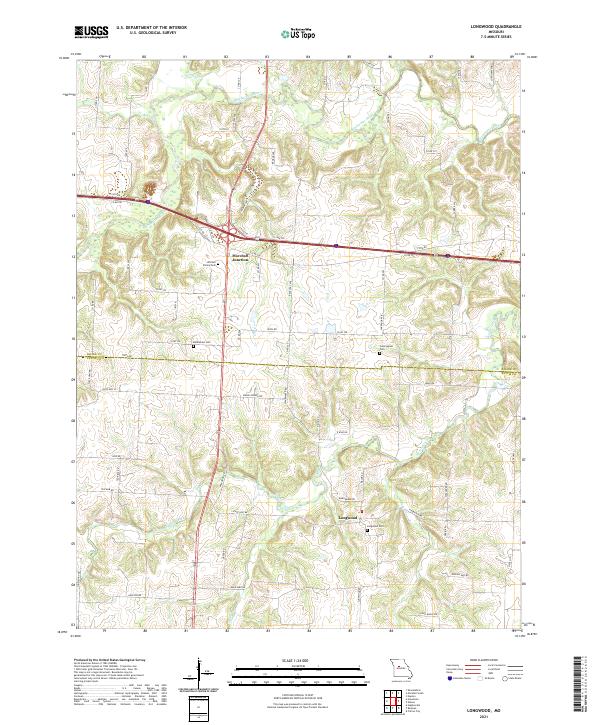 USGS Topographic Map – Longwood