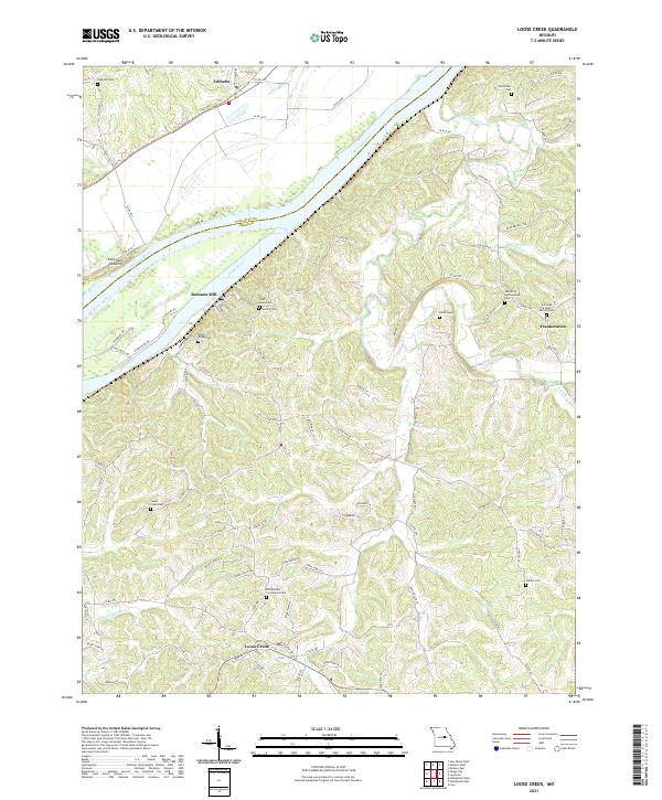 USGS Topographic Map – Loose Creek
