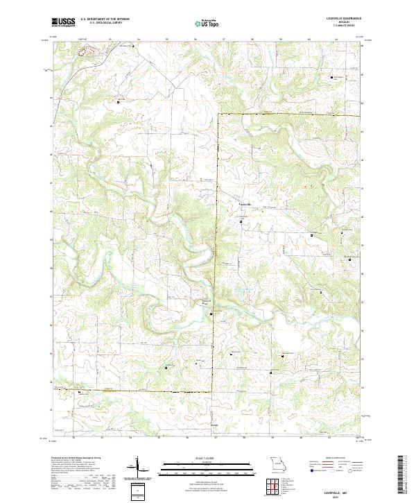 USGS Topographic Map – Louisville