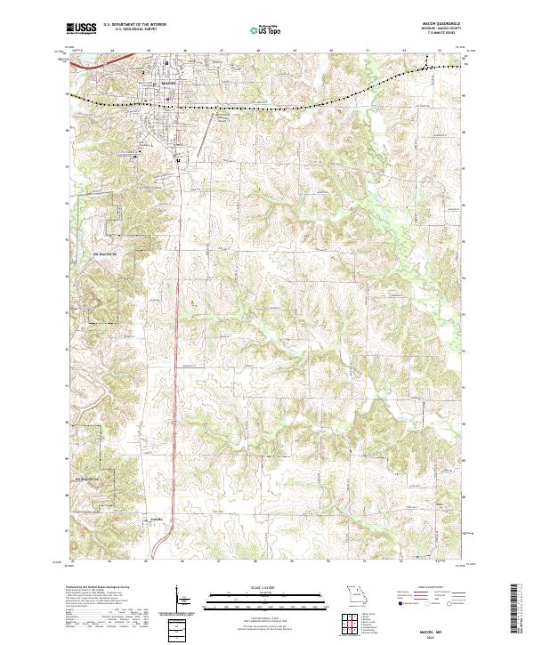 USGS Topographic Map – Macon