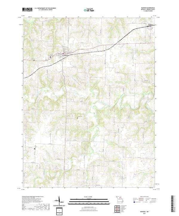USGS Topographic Map – Madison