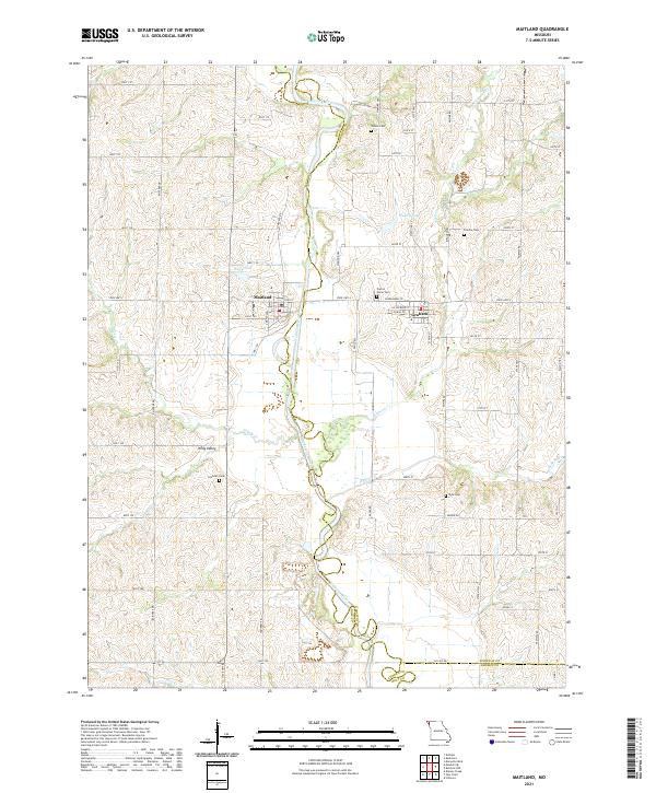 USGS Topographic Map – Maitland