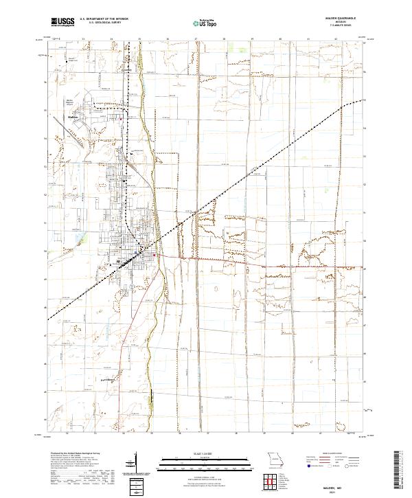 USGS Topographic Map – Malden