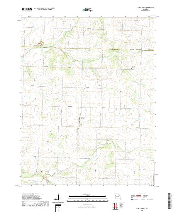 USGS Topographic Map – Maple Grove