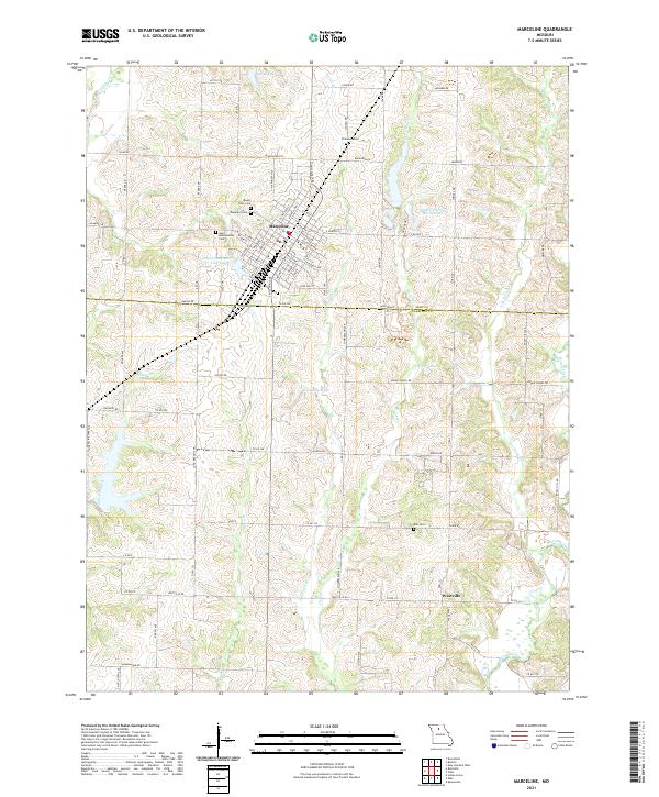 USGS Topographic Map – Marceline