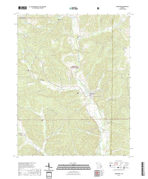USGS Topographic Map – Marquand