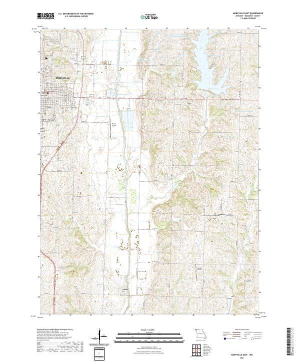 USGS Topographic Map – Maryville East
