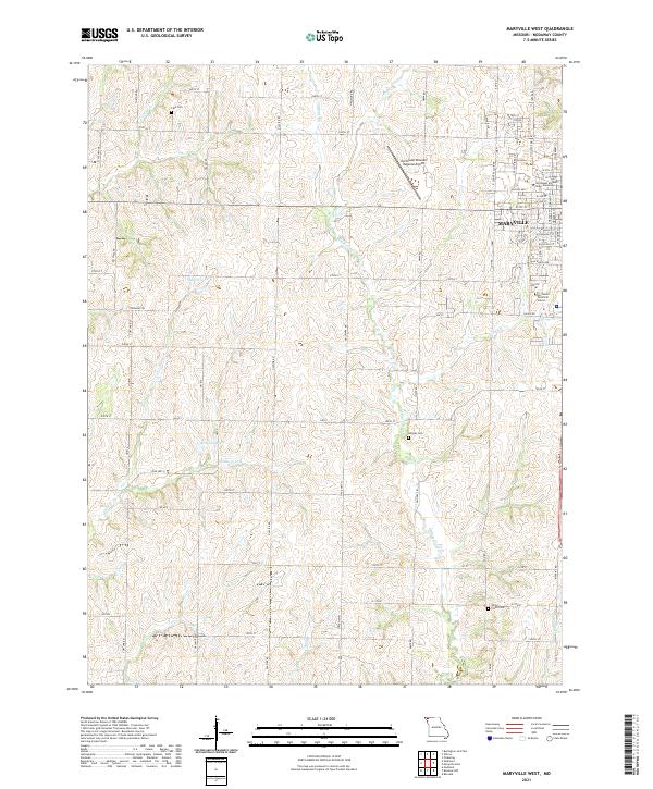 USGS Topographic Map – Maryville West