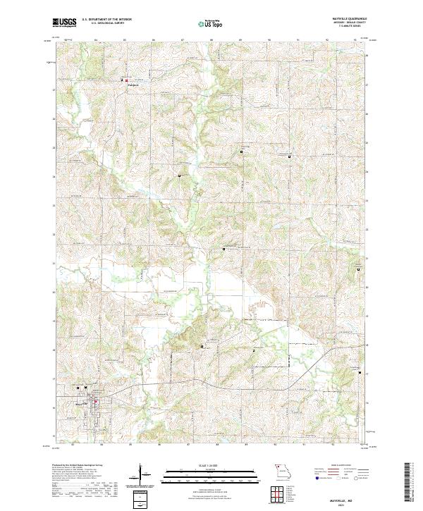 USGS Topographic Map – Maysville