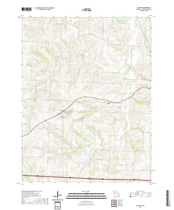 USGS Topographic Map – Mayview