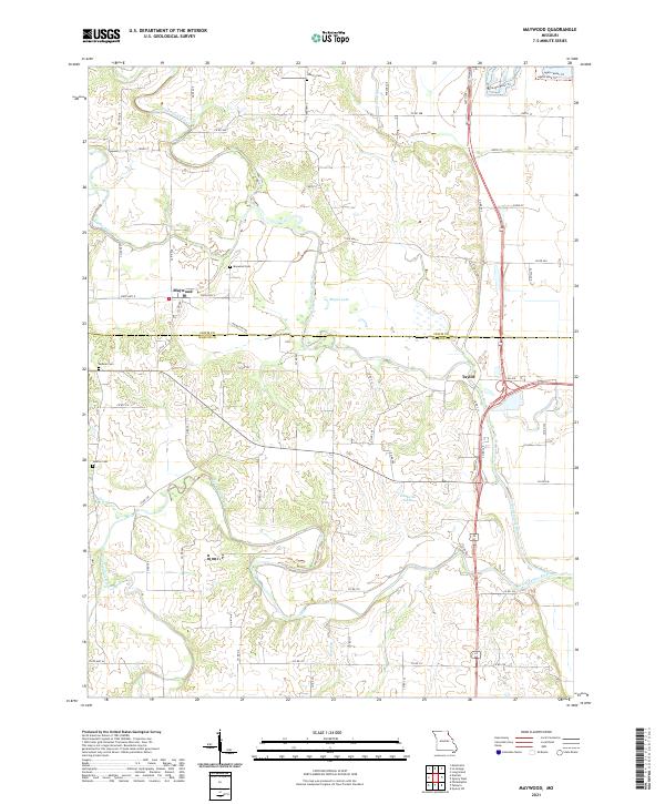 USGS Topographic Map – Maywood