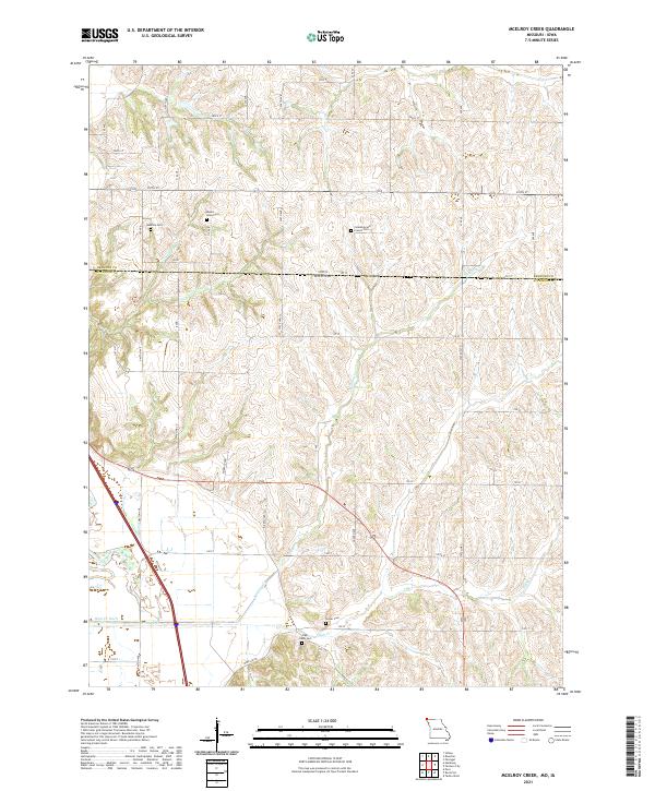 USGS Topographic Map – McElroy Creek