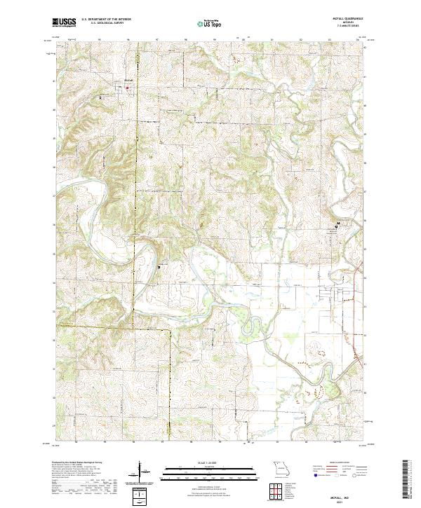 USGS Topographic Map – McFall