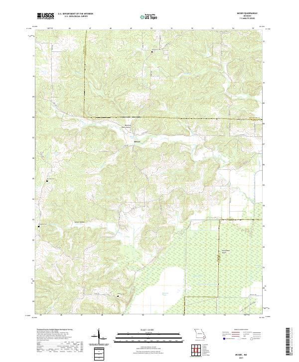 USGS Topographic Map – McGee