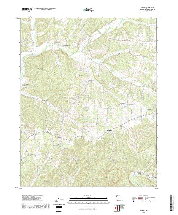 USGS Topographic Map – McNatt