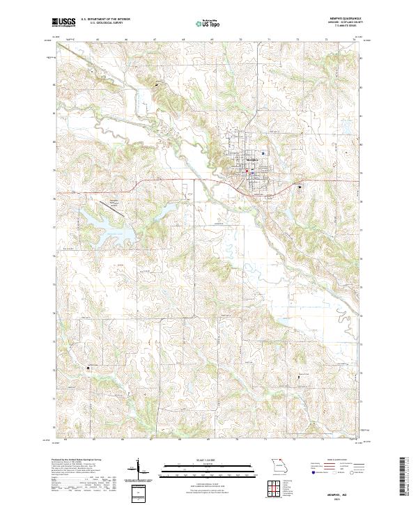 USGS Topographic Map – Memphis