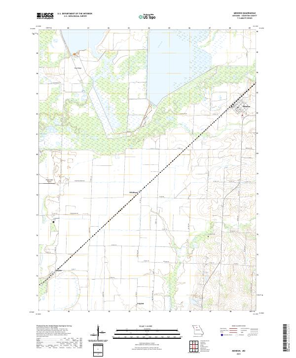 USGS Topographic Map – Mendon