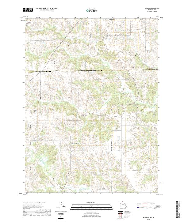 USGS Topographic Map – Mendota