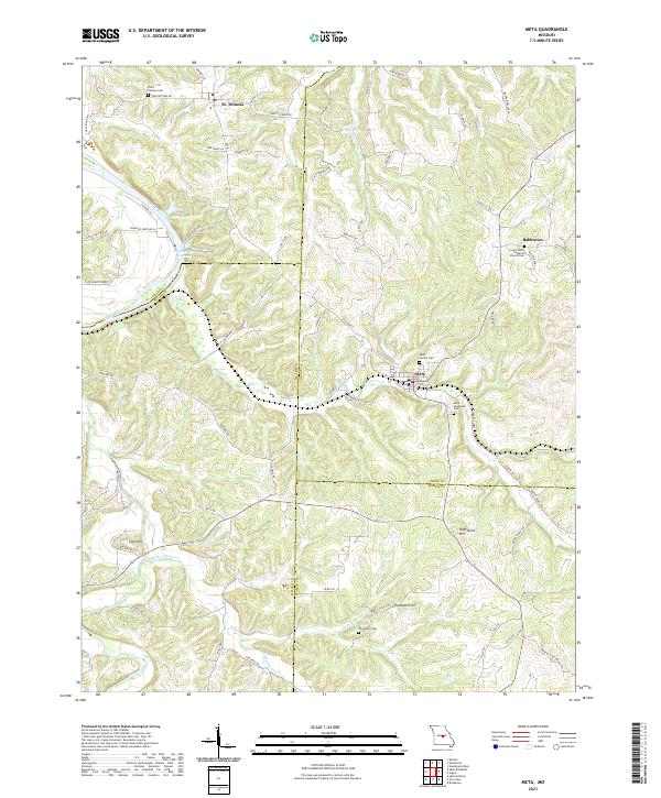 USGS Topographic Map – Meta