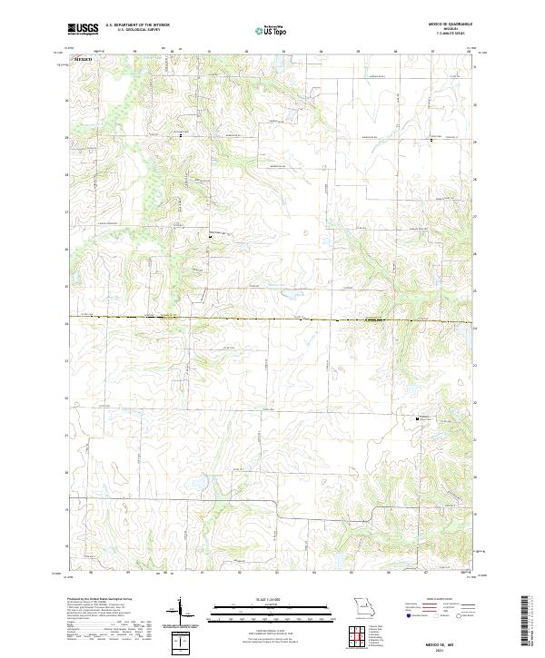 USGS Topographic Map – Mexico SE