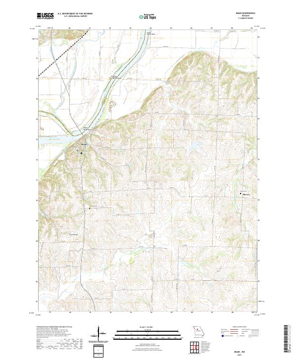 USGS Topographic Map – Miami
