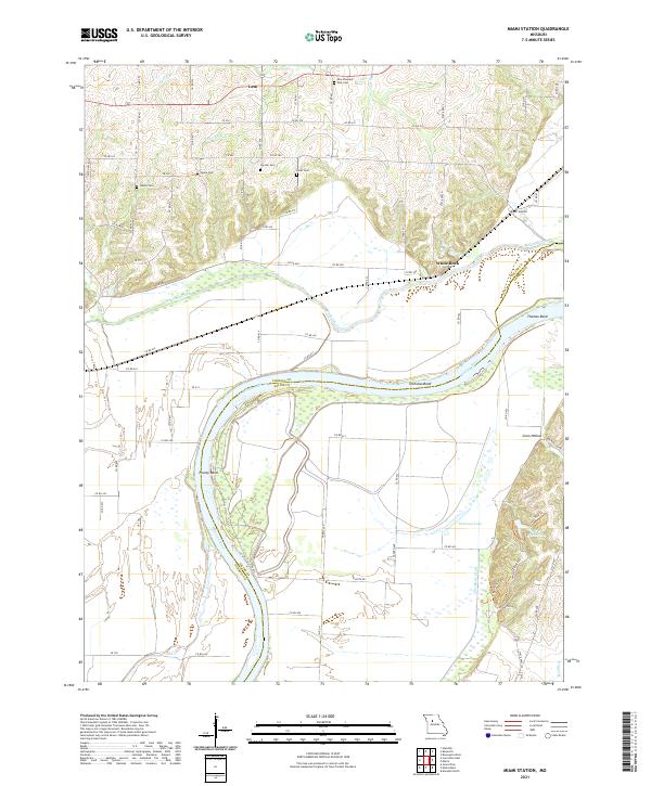 USGS Topographic Map – Miami Station