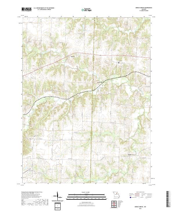 USGS Topographic Map – Middle Grove