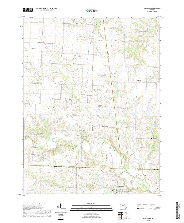 USGS Topographic Map – Middletown