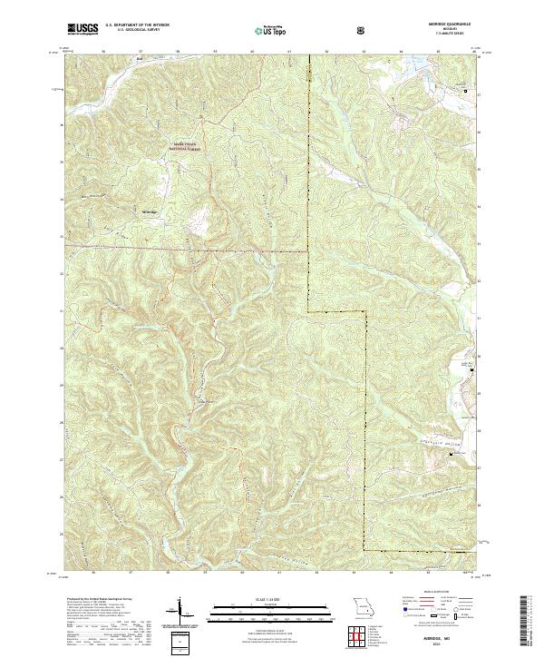 USGS Topographic Map – Midridge