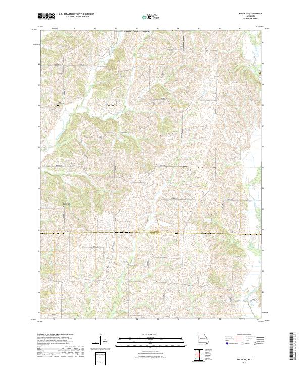 USGS Topographic Map – Milan SE