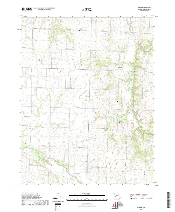 USGS Topographic Map – Milford