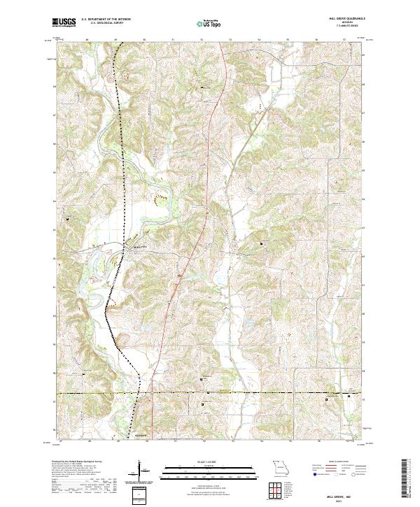 USGS Topographic Map – Mill Grove