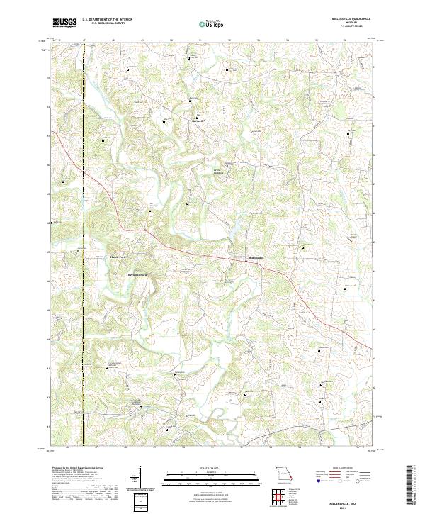 USGS Topographic Map – Millersville