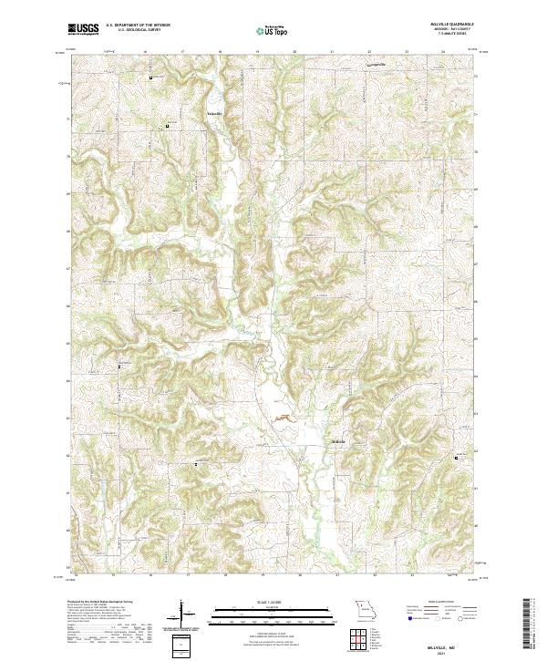 USGS Topographic Map – Millville