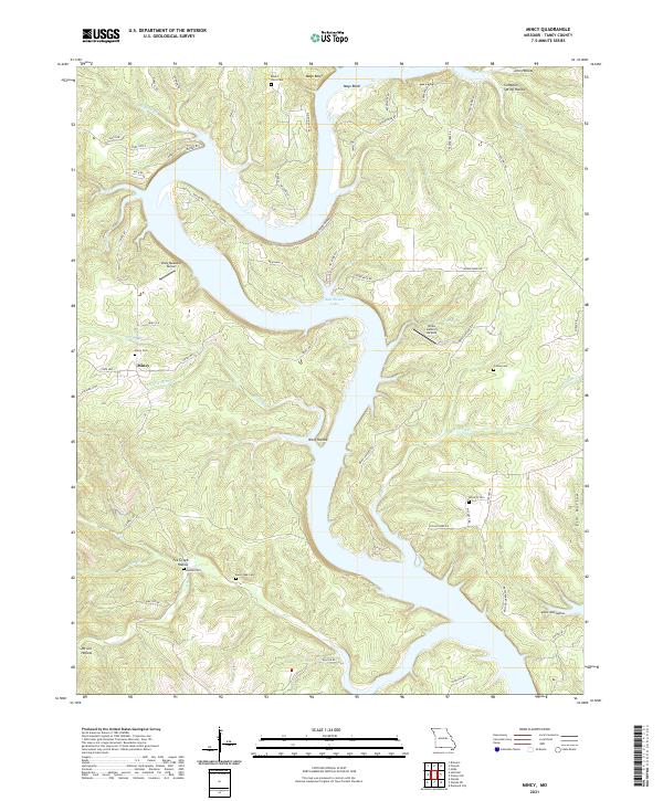 USGS Topographic Map – Mincy
