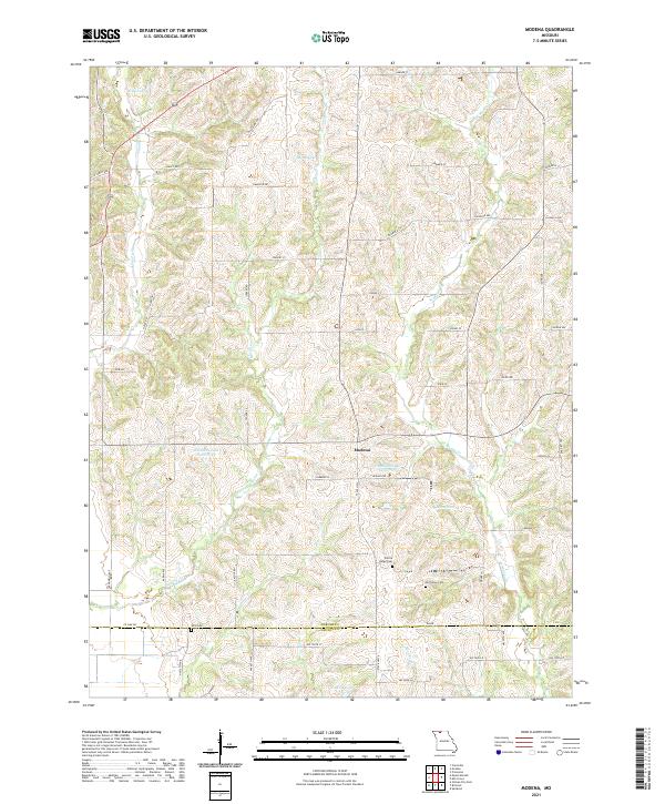USGS Topographic Map – Modena