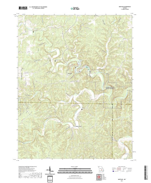 USGS Topographic Map – Montauk
