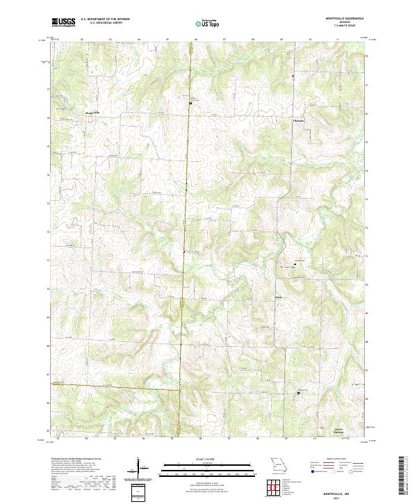 USGS Topographic Map – Montevallo