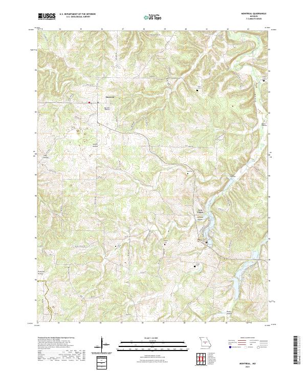 USGS Topographic Map – Montreal