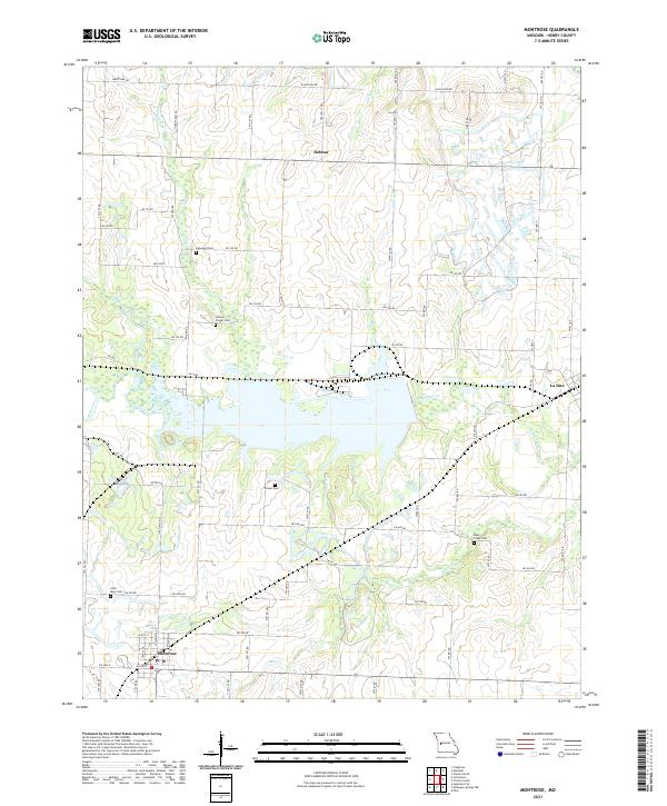 USGS Topographic Map – Montrose