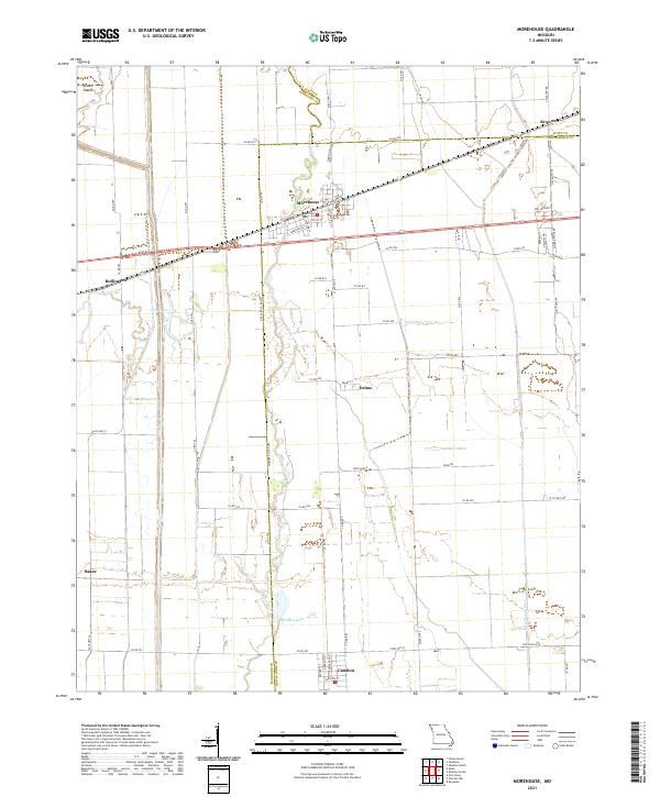 USGS Topographic Map – Morehouse